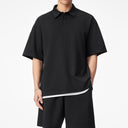 Silhouette Structure Casual Short Sleeve Polo Shirt