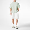 Loose Straight-Knit Shorts