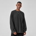 BODYDREAM Men's Distressed Print Long-Sleeve T-Shirt