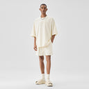 BODYDREAM Gender-Neutral Cool-Touch Distressed Short-Sleeve Casual American-Style T-Shirt