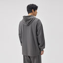 BODYDREAM Hooded Sweatshirt Men's Oversized Casual Top Patchwork Hoodie