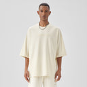 BODYDREAM Gender-Neutral Cool-Touch Distressed Short-Sleeve Casual American-Style T-Shirt