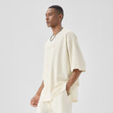 BODYDREAM Gender-Neutral Cool-Touch Distressed Short-Sleeve Casual American-Style T-Shirt