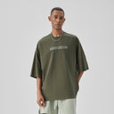 BODYDREAM Gender-Neutral Cool-Touch Distressed Short-Sleeve Casual American-Style T-Shirt