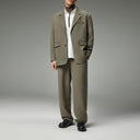 Loose-Fit Textured TR Suit