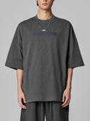 BODYDREAM Men's Heavyweight Plus Size 100% Cotton Short-Sleeve T-Shirt