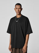 BODYDREAM Men's Short-Sleeve T-Shirt 300gsm Heavyweight Combed Cotton Material