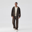 BODYDREAM Cropped Hoodie Jacket Spring Embroidered Hooded Zip-Up Jacket