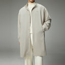 Khaki Structured Trench Coat