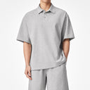 Silhouette Structure Casual Short Sleeve Polo Shirt