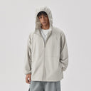 Lightweight Sun-Protective Woven Outdoor Hooded Jacket