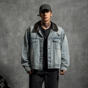 Multi-panel Denim Jacket LUJIAMEN by BODYDREAM