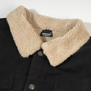 BDPOWERUP Heavyweight Sherpa Workwear Jacket – 100% Cotton, Lamb Fleece Lining, Loose-Fit Street Style