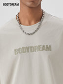 BODYDREAM Men's Heavyweight Plus Size 100% Cotton Short-Sleeve T-Shirt