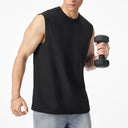 Split Textured Tank Vest