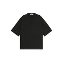 BODYDREAM Heavyweight 100% Cotton Short-Sleeve Men's Summer Half-Zip Casual T-Shirt