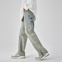 BODYDREAM Men's Vintage-Washed Distressed Jeans