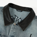 Multi-panel Denim Jacket LUJIAMEN by BODYDREAM