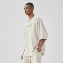 BODYDREAM Gender-Neutral Cool-Touch Distressed Short-Sleeve Casual American-Style T-Shirt