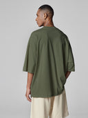 BODYDREAM Men's Heavyweight Plus Size 100% Cotton Short-Sleeve T-Shirt