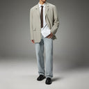 Green Loose-Fit Textured Suit