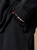 BODYDREAM Men's Relaxed Fit Frayed Hem Straight Leg Jeans with Washed Gradient Effect