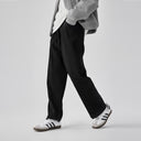 BODYDREAM Men's Structured Patchwork Casual Pants - Relaxed Wide-Leg Trousers