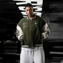 BDPOWERUP Varsity Jacket – Thickened Winter Streetwear Bomber