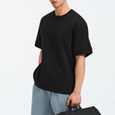 Casual Loose Knit Short Sleeve Tee