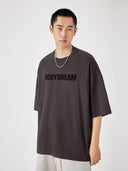 BODYDREAM Heavyweight 100% Cotton Short-Sleeve T-Shirt for Men