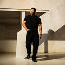 【MOTION＆PAUSE】BODYDREAM Short-Sleeved T-Shirt with Straight Shoulders