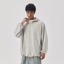 Lightweight Sun-Protective Woven Outdoor Hooded Jacket