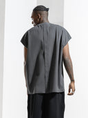 BODYDREAM Men's Solid Color Heavyweight Sleeveless T-Shirt