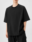 BODYDREAM Men's Summer Lightweight Cool-Feel Letter Print Short-Sleeve Shirt