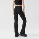 BODYDREAM Women's Slightly Flared Skinny Pants - Black Versatile Casual Pants