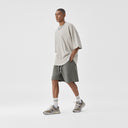 BODYDREAM Short-Sleeve T-Shirt Liquid Ammonia Mercerized Cotton Men's Crew Neck