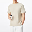 Casual Terrycloth Casual Short Sleeve Tee