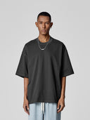 BODYDREAM Men's Short-Sleeve T-Shirt 300gsm Heavyweight Combed Cotton Material