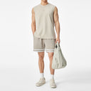 Split Textured Tank Vest
