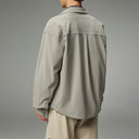 Green Loose-Fit Long-Sleeve Casual Shirt