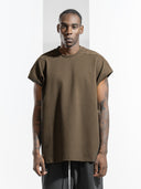 BODYDREAM Men's Solid Color Heavyweight Sleeveless T-Shirt