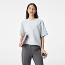 Wide Neck Loose Short Sleeve T-Shirt