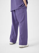 BODYDREAM Men's High-Waisted Embroidered Wide-Leg Sweatpants