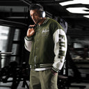 BDPOWERUP Varsity Jacket – Thickened Winter Streetwear Bomber