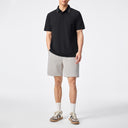 Structured Split Knit Shorts