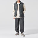 BODYDREAM Men's New Winter Down Vest Outerwear with Textured Distressed Style