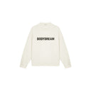 Black Crew-Neck Pullover Printed Hoodie