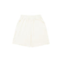 Wide Side Split Textured Shorts