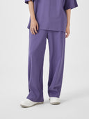 BODYDREAM Men's High-Waisted Embroidered Wide-Leg Sweatpants