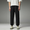 Loose-Fit Knit Cuffed Sweatpants
